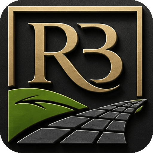 R&B Landscapes and Driveways logo